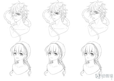 動漫人物表情畫法 掌握情緒表達，開啟角色靈魂之窗